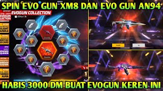 SPIN EVO GUN XM8 DESTINY GUARDIAN DAN EVO GUN AN94 EVIL HOWLER HABISIN 3000 DM BUAT SKIN EVO GUN INI [upl. by Alleyn]