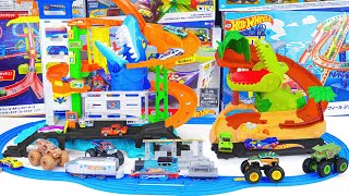 Hot Wheels Collection Unboxing Review ASMR  Hot Wheels Cars On the Road Dino Playground [upl. by Eniahs175]