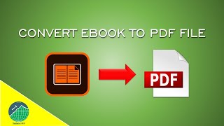 Tutorial Convert eBook File epub to PDF File pdf In Easy Way [upl. by Kehr812]