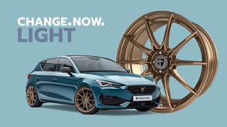 Change Now Light  Tomason TN25  Cupra Leon  felgenoutlet [upl. by Ahsirat]