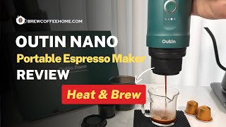 Outin Nano  Heat and Brew Portable Espresso Maker Review Comparison vs Picopresso amp Staresso [upl. by Elohcim47]