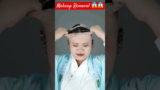 Makeup Removal 😱😱 Behind the Makeup shorts makeup beauty skincare makeupart007 [upl. by Ysied365]