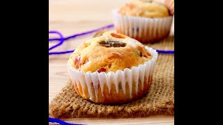 MUFFIN SALATI PROSCIUTTO FUNGHI Ricetta Facile  BuonIdea Shorts [upl. by Dehnel735]