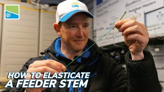 How to Elasticate a Feeder Stem  Lee Kerry [upl. by Nino]