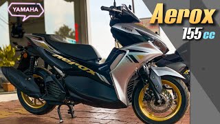 2024 YAMAHA Aerox 🔥  Updated Aerox 155 Detailed video  Harsh verma [upl. by Docilu65]