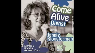 Come Alive  17 December 2023  Jannie Kloosterman [upl. by Llerrem]