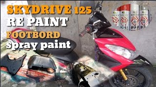 SKYDRIVE 125 REPAINT spray paint [upl. by Yesrej]