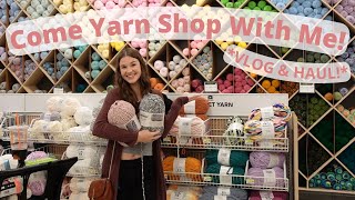 Come Yarn Shopping With Me At Joann Vlog amp Haul [upl. by Cobb]