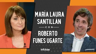 Robertito Funes con María Laura Santillán quotRespeto la opinión de cada unoquot [upl. by Ylera]