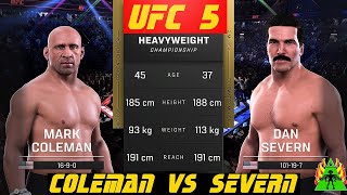 UFC 5  COLEMAN VS SEVERN [upl. by Joyann]