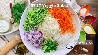 The most delicious Vegetable Salad for 6 Friends [upl. by Osei530]