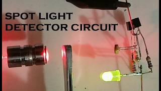 SPOT LIGHT DETECTOR CIRCUIT [upl. by Leihcim]