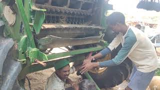 John Deere Green Gold Box Repair  Harvester Repair Videos [upl. by Mari]