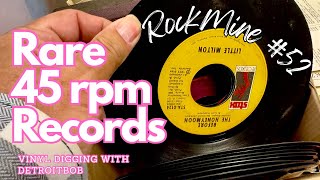 Rare 45 rpm Records • Vinyl Digging with DetroitBob rockmine 45rpm 45rpmrecords records [upl. by Nerred443]