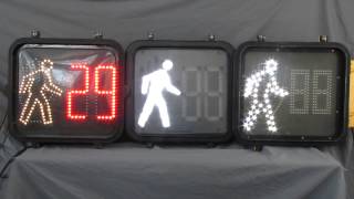 Countdown Pedestrian Traffic Signals Cycling [upl. by Keane59]