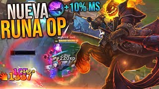 ¡1000 DE VELOCIDAD DE MOVIMIENTO CON LA NUEVA RUNA Y ESTA BUILD  HECARIM JUNGLA PBE [upl. by Suivatnod]