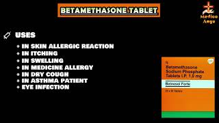 Betamethasone Tablet  Betnesole Tablet UsesSide Effects Dose amp Precuations In Hindi [upl. by Heddie]