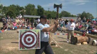 Lumberjack Championship St Stephen New Brunswick Part 1 [upl. by Had]