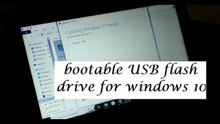 how to create bootable USB flash drive for windows 10 [upl. by Duke381]