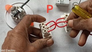 2 Way Switch Wiring 🔥 With Fan Dimmer mdelectric switchwiring twowayswitchconnection [upl. by Blim]