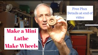 Make Wooden Toy Wheels using a Mini Lathe [upl. by Anavoig526]