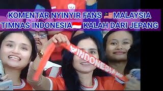 Komentar Fans Malaysia Timnas Indonesia dikalahkan Jepang [upl. by Annekahs]