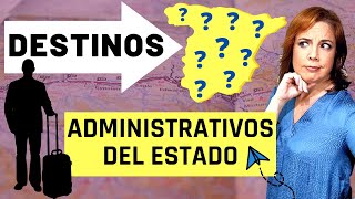 DONDE te destinan si apruebas la OPOSICION de AUXILIAR ADMINISTRATIVO ADMINISTRATIVO y GESTIÓN [upl. by Douglas]