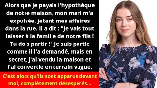 Alors que je payais lhypothèque de notre maison mon mari ma expulsée jetant mes affaires [upl. by Aerona]