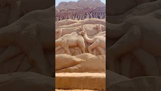 Sand art park Pushkar part2 pushkarmela2024 trendingshorts [upl. by Ainoyek274]