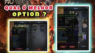 MU Dragon Havoc  Qual o melhor OPTION [upl. by Naarah430]