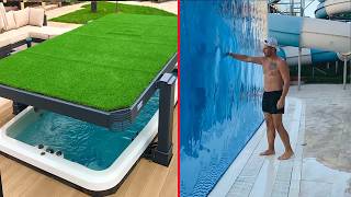 Amazing Swimming Pool Inventions For summer  Smart Swimming Pools [upl. by Jase]