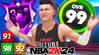 Best Build on NBA 2K24 Shooting Guard Build with HOF Agent 3  Gold Glove [upl. by Gaven]