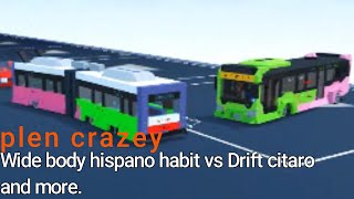 Wide body hispano habit vs Drift citaro [upl. by Cattan257]