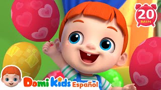 Globos de Colores🎈 Colorful Balloons Song  Canciones Infantiles  Domi Kids en español [upl. by Nerfe]