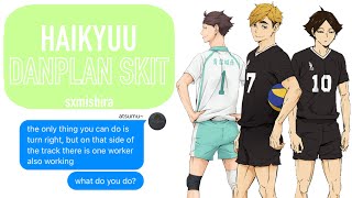 Haikyuu Skit  Danplan  Moral Dilemma  OiAtsuSuna [upl. by Kendre]