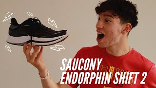 Test Saucony Endorphin Shift 2  la meilleure chaussure d’entraînement qu’on puisse trouver  🤔 [upl. by Yras]