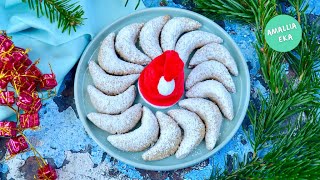 Vanillekipferl German Vanilla Crescent Cookies [upl. by Orin]