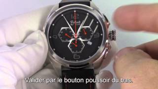 Présentation montre 2R règlage chrono [upl. by Munroe577]