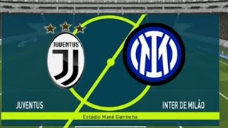 Campeonato Italiano  Inter de Milão x Juventus [upl. by Valenka694]