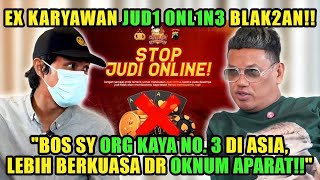 EKS KARYAWAN BONGKAR RAHASIA TIPU DAYA JUDI ONLINE‼️ DIBEKING OKNUM APARAT ⁉️ [upl. by Jarrell]