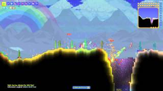 How to get Rainbow Bricks  Terraria [upl. by Marci]