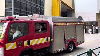 Fire alarms are dispatched Full House Call out Macau Fire Department 澳門消防局 [upl. by Okimuy]