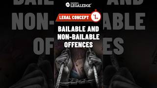 Bailable vs NonBailable Offences Whats the Difference ⚖️ [upl. by Notyal]