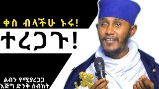 ተረጋጉየሚያረጋጋ ድንቅ ስብከት በርዕሰ ሊቃውንት አባ ገብረኪዳን ግርማAba Gebrekidan Girma sibket Ethiopia [upl. by Hachmann993]