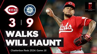 Cincinnati Reds Fall to the Seattle Mariners as Frankie Montas Struggles  Chatterbox Reds  Game 16 [upl. by Benjamen634]