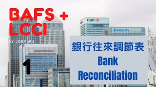 Bank Reconciliation Statements 1 銀行往來調節表 1 [upl. by Ardnaed622]