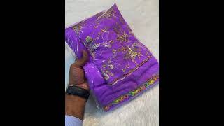 Trending color sarees purple purplesaree ytshorts shorts [upl. by Asirak699]