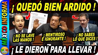 ¡QUEDÓ ARDIDÍSIMO LE DAN PARA LLEVAR EN EL SENADO LE LLUEVE SOBRE MOJADO EL TORO Y MIER LO ACABAN [upl. by Lampert174]