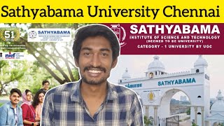 sathyabama university Admission 2024  SAEEE Entrance Exam  Student live Review [upl. by Anaeda]