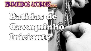 Aula de Batidas para cavaquinho  Iniciante [upl. by Iidnarb]